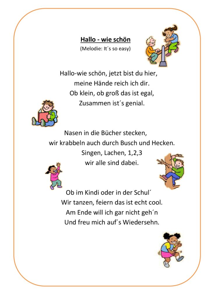 Text des Bildungshaus Liedes