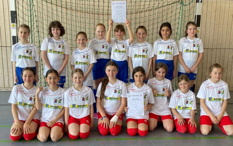 Gruppenbild Fußball Mädchen
