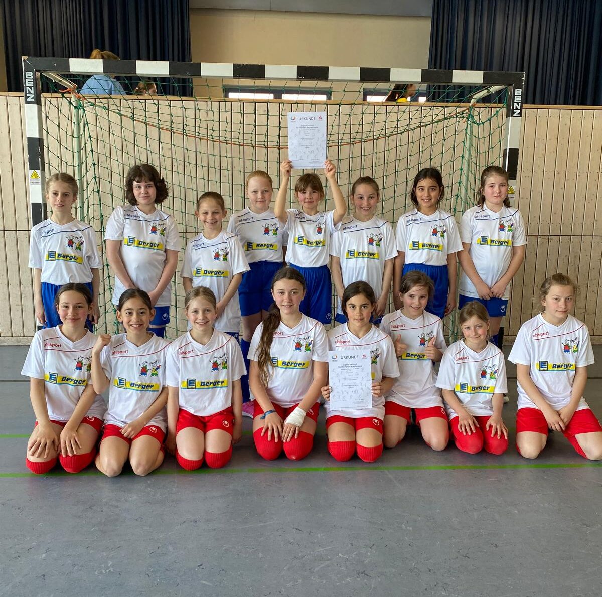 Gruppenbild Fußball Mädchen